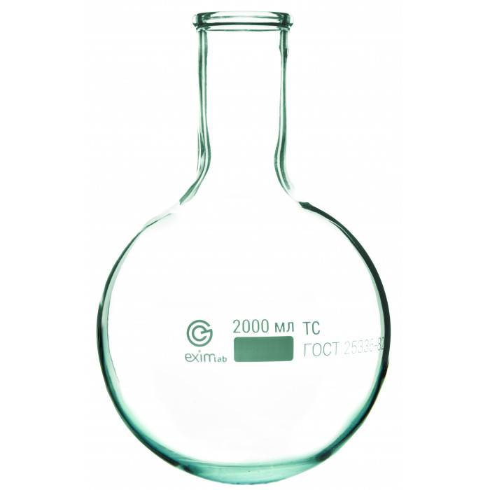 Колба EximLab® К-2-100-22 круглодонна з циліндричною горловиною