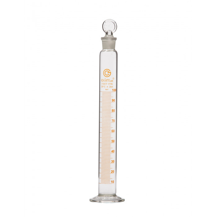 Циліндр мірний EximLab® 1-1000-2 вик.1, з носиком на скляній основі, ГОСТ
